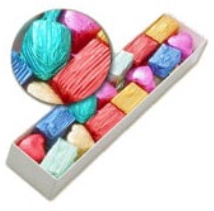 Yaldız Kaplı Çikolata 500 Gr